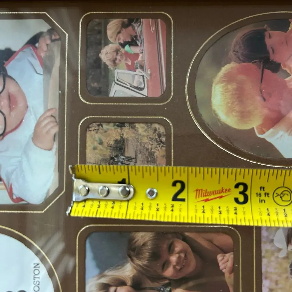 Vintage Burnes of Boston “The Photo Panel” 10 Photo Collage Frame NOS